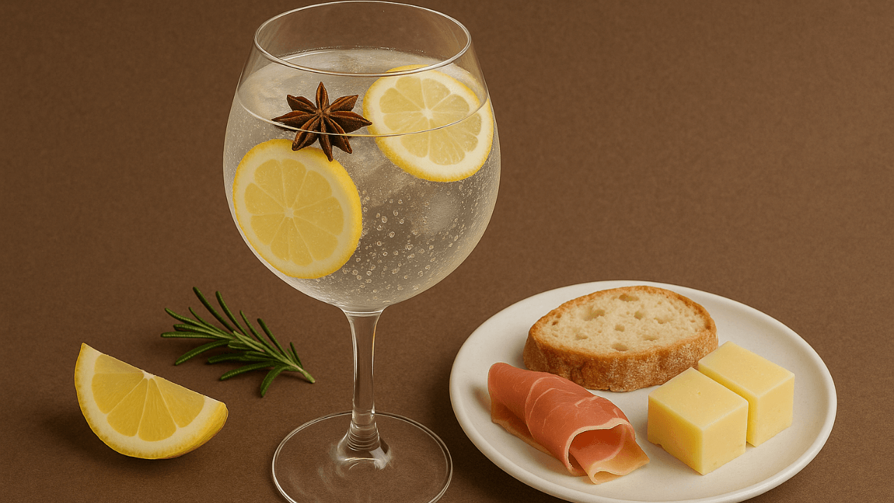 o que comer com gin